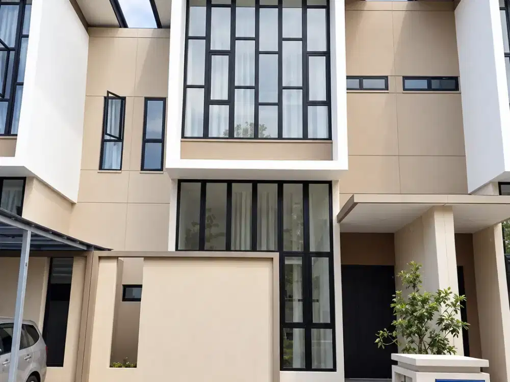 Rumah Cluster Semayang Asya luas 7x14 98meter type 3KT JGC Jakarta Garden City Cakung