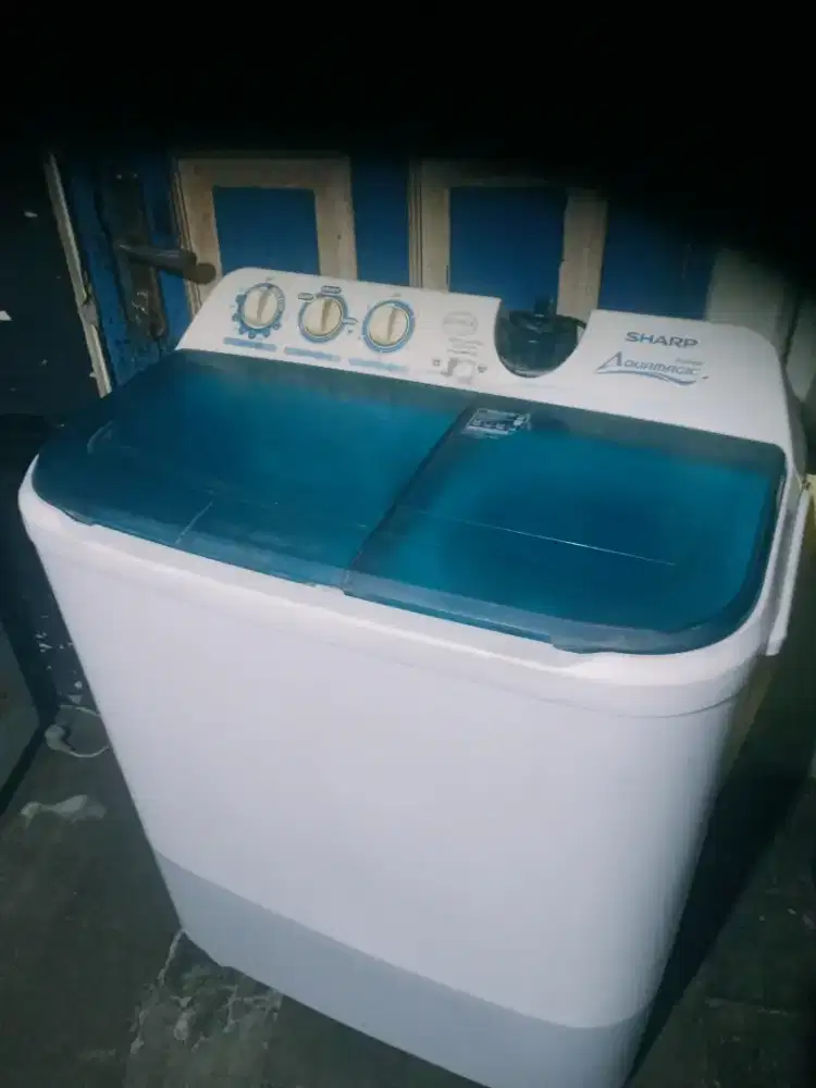 Jual mesin cuci Sharp kapasitas 9,5kg mesin ori normal bisa di antar