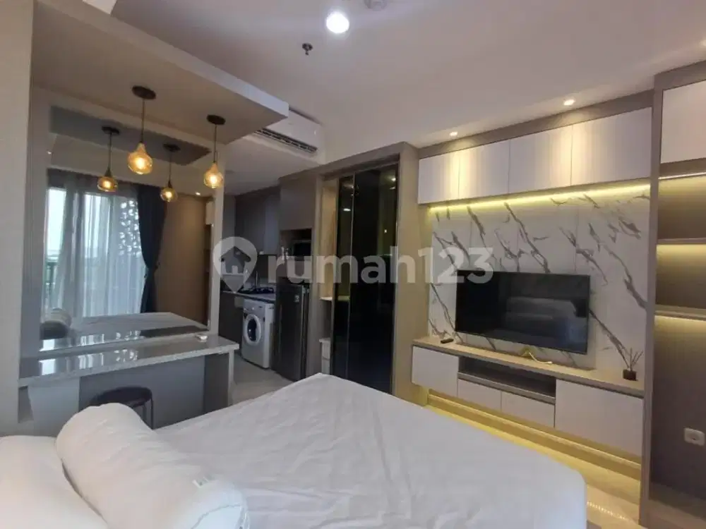 Disewakan Apartemen Gold Coast Full Furnish Interior Bagus Studio Nego