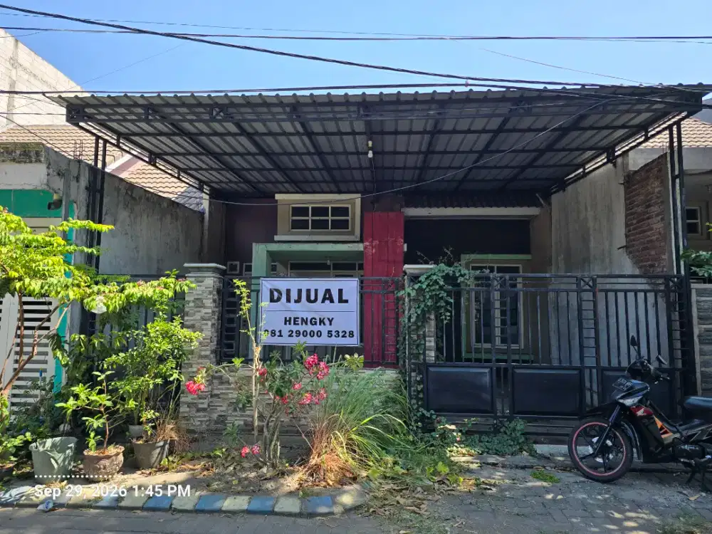 Rumah 1 lantai Graha Kota Sidoarjo