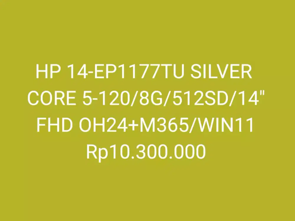 HP 14-EP1177TU SILVER