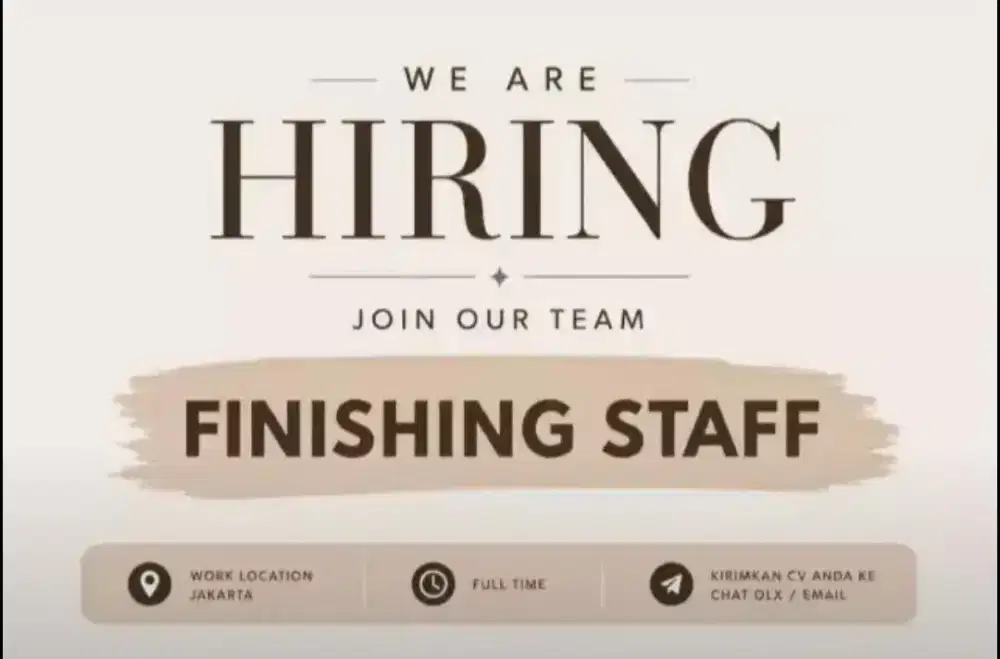 Staff Finishing & Payet