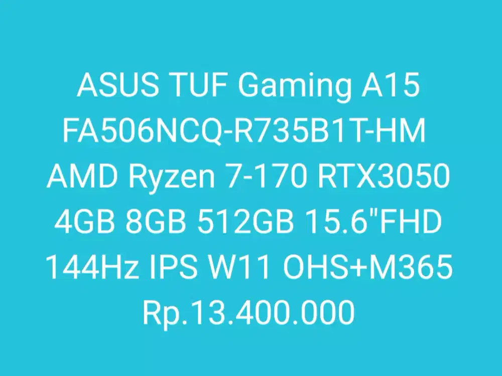 ASUS TUF Gaming A15 FA506NCQ-R735B1T-HM
