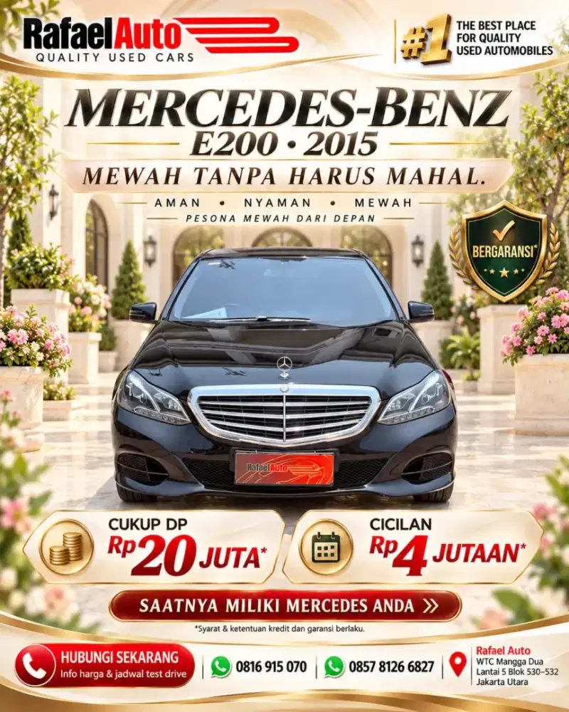MERCY E200 AT 2015