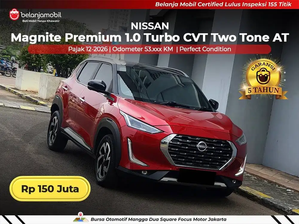 [GARANSI 5TH] Nissan Magnite Premium 1.0 Turbo Two Tone 2020/2021/2022
