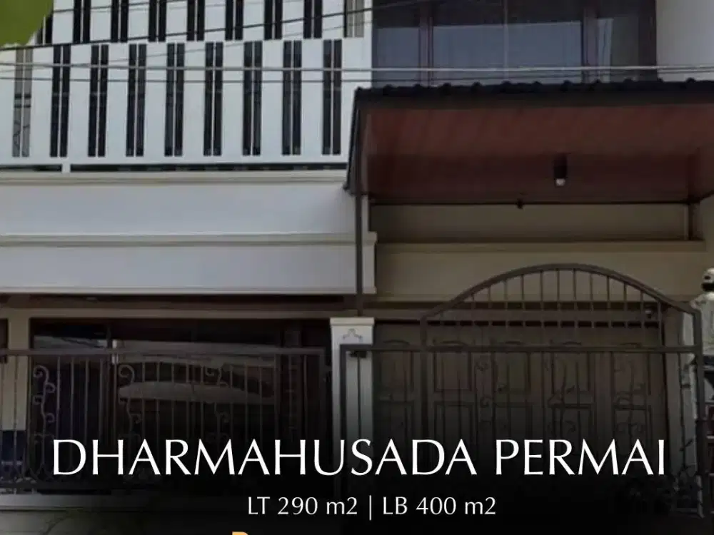 JUAL RUMAH 2LANTAI TERAWAT DI DHARMAHUSADA PERMAI Belakang GM