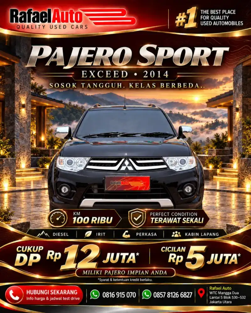 (TDP12jt)PAJERO EXCEED 2014