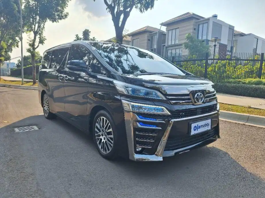 DP MURAH Toyota Vellfire 2.5 G Bensin-AT 2016 Hitam CUBMB