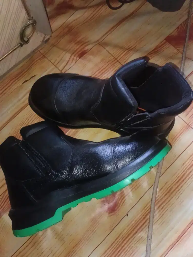 sepatu safety dr. osha, hammer zip ankle boo 5211