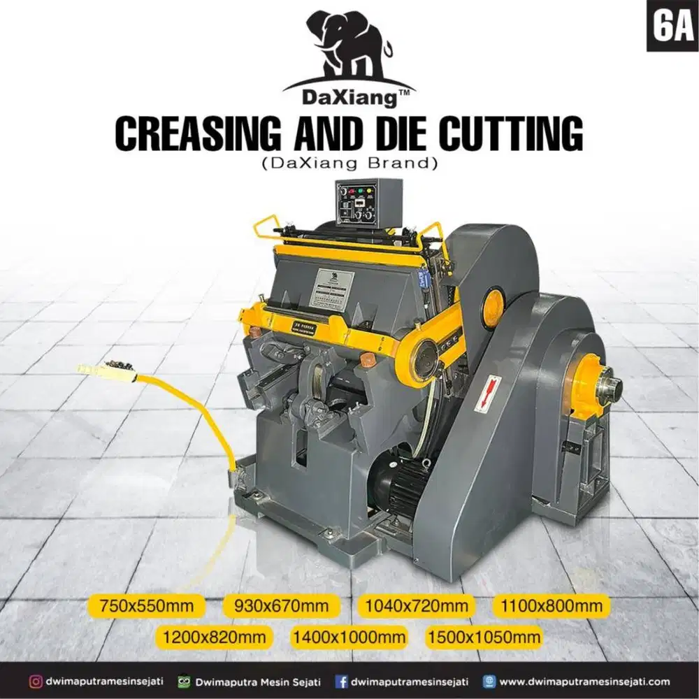 Mesin Pond / Creasing and Die Cutting Machine