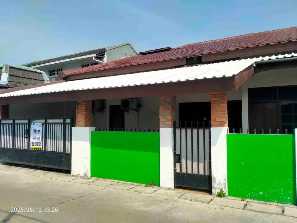 Jual Tanah Hadiah Rumah 130m² di Pamulang Dlm Komplek Mewah Dekat Pasar Ciputat