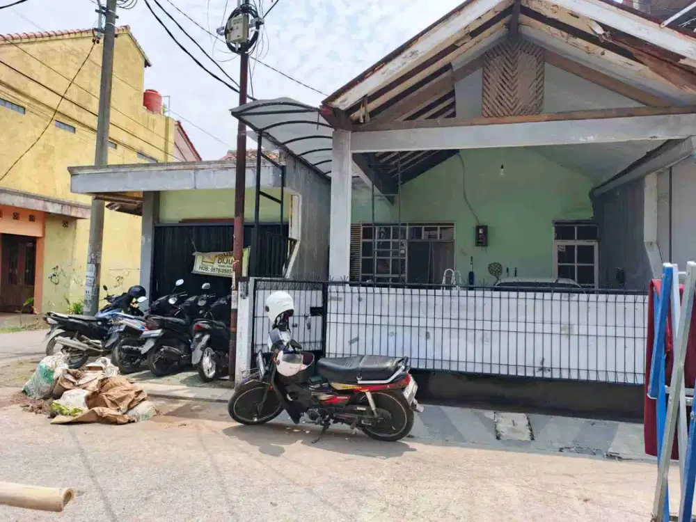 rumah hoek komplek griya bandung indah bojongsoang