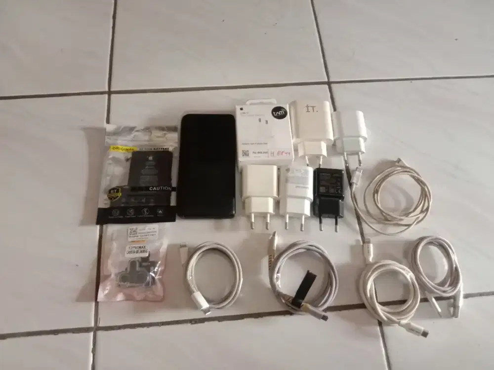 kamera 12 promax & charger apple
