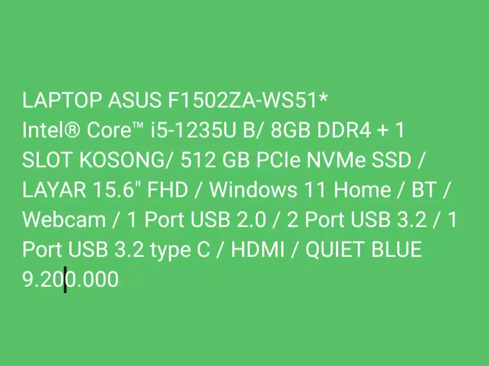 ASUS F1502ZA-WS51