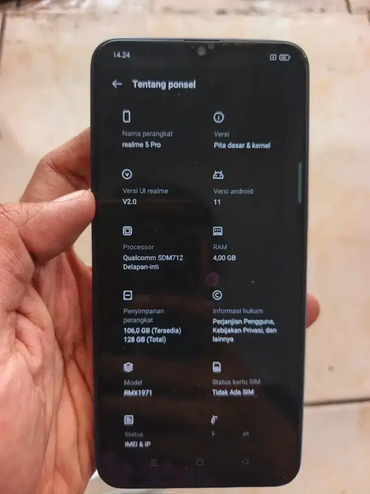 Realme 5 pro batangan