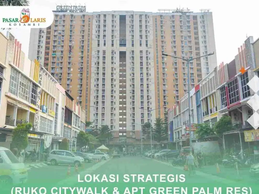 Dijual Murah Kios Pasar Laris, Duri Kosambi, Jakarta Barat, dekat Green Lake, Puri indah