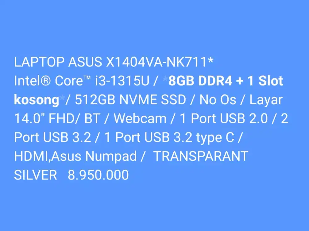 ASUS X1404VA-NK711