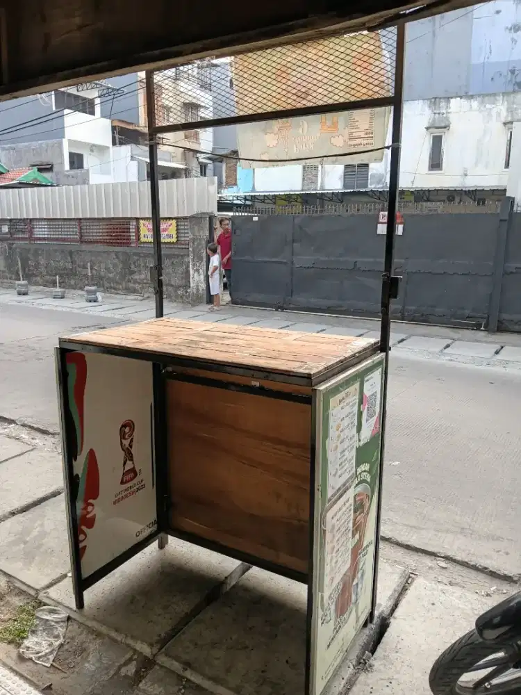 DIJUAL BOOTH UNTUK JUALAN, BEKAS ES TEH