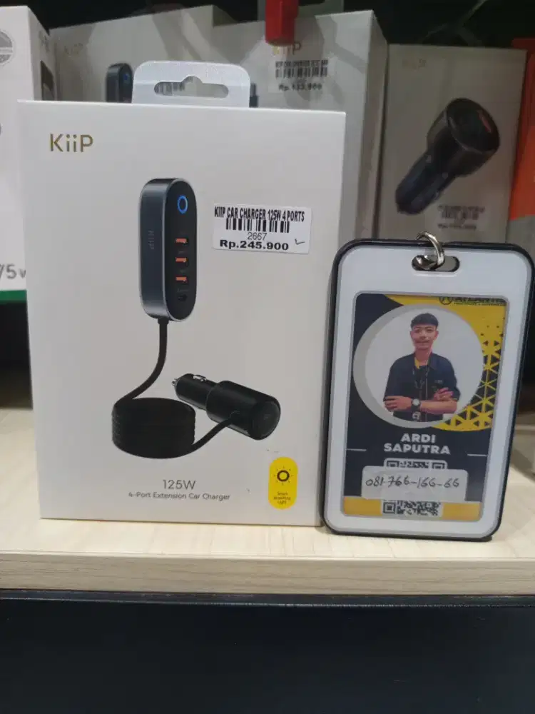 KIIP CAR CHARGER 125W 4PORTS