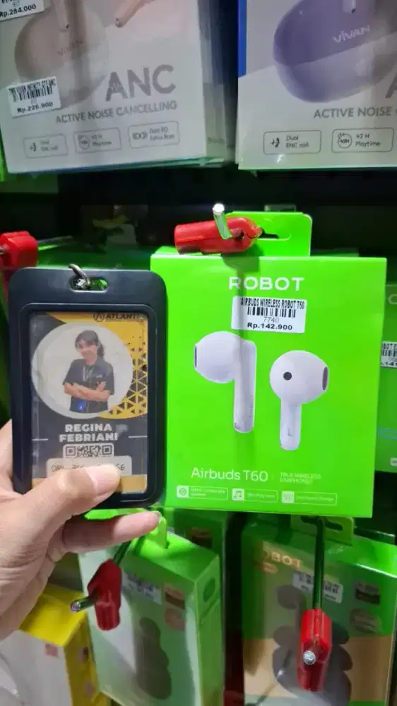 AIRBUDS WIRELESS ROBOT T60 | ATLANTIS DAHSYAT