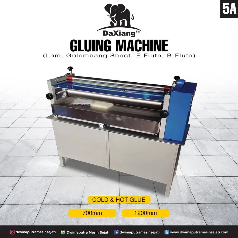 Gluing Machine (Cold and Hot Glue & Cold Glue Only)