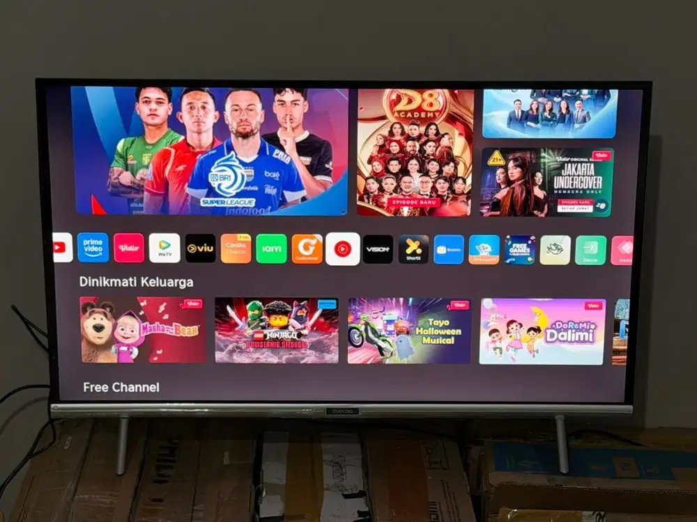 Smart tv coocaa 32 inch mulus 1000% seperti baru fullset