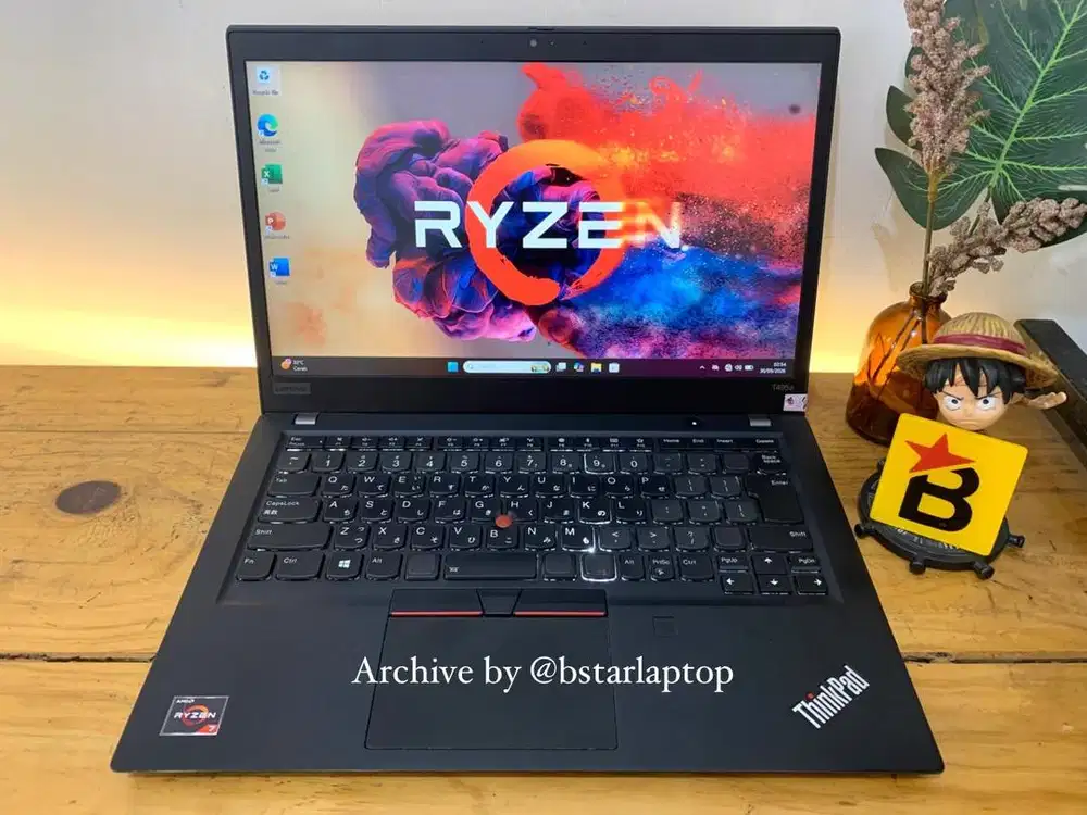 Laptop Bisnis Bandel Lenovo Thinkpad T495s Ryzen 7 Pro  RAM 16/256