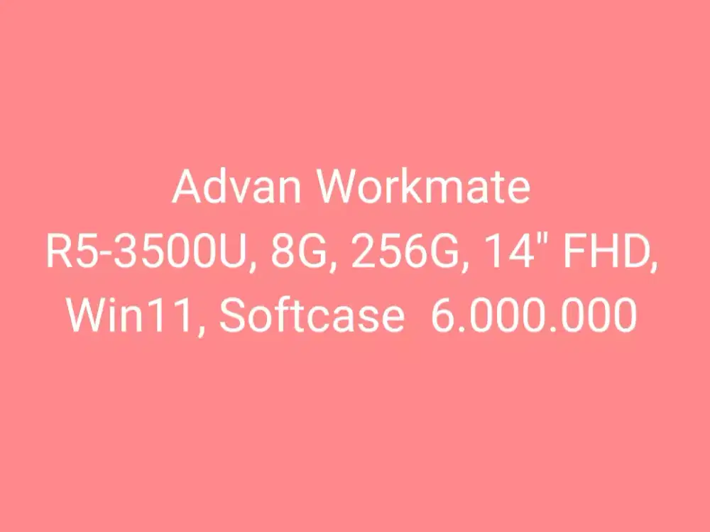 Advan Workmate R5