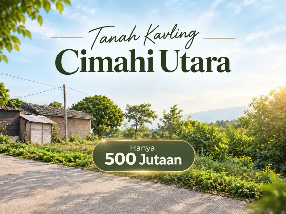Dijual Tanah SHM Cipageran, Cimahi Utara - 500 Jutaan