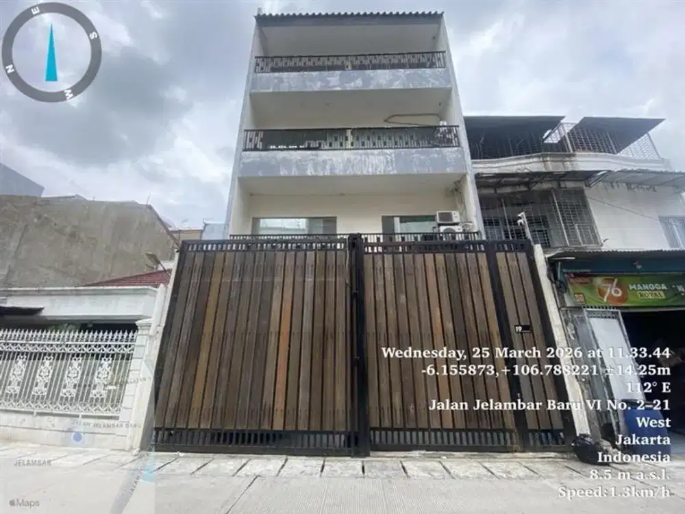 Dijual Lelang Rumah Jalan Jelambar Baru, Kelurahan Jelambar, Kecamatan Grogol Petamburan, Jakarta Barat