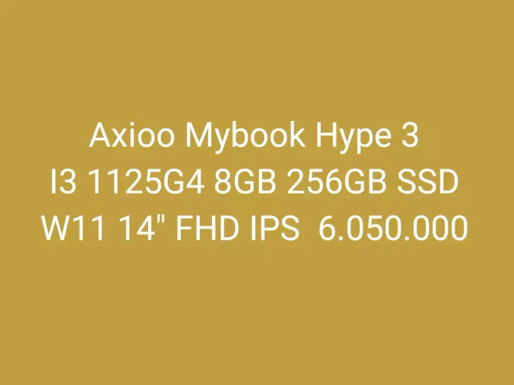 Axioo Mybook Hype 3