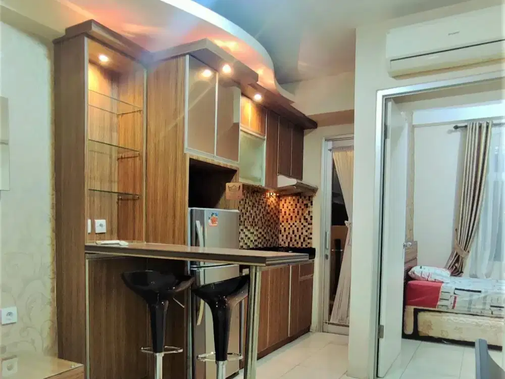 Dekat Mall Strategis! Siap Huni Full Furnished 2Br 43M² Apartemen Green Bay Pluit Greenbay