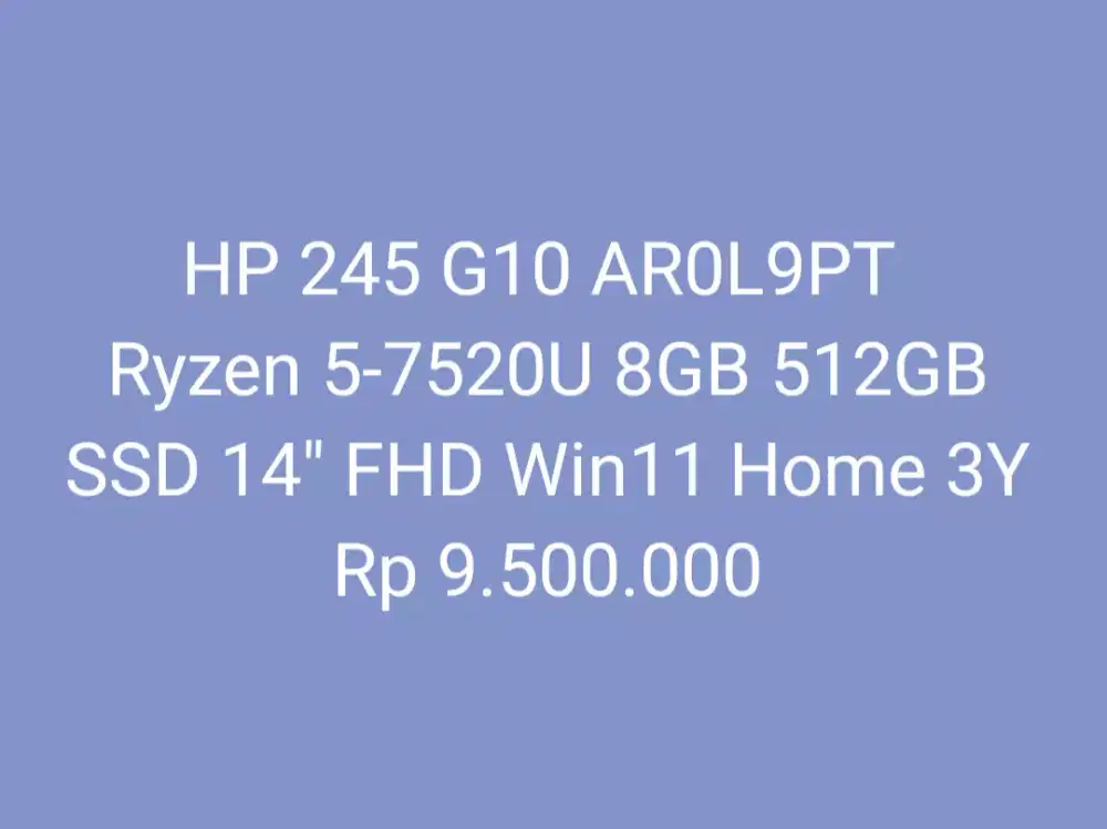 HP 245 G10 AR0L9PT