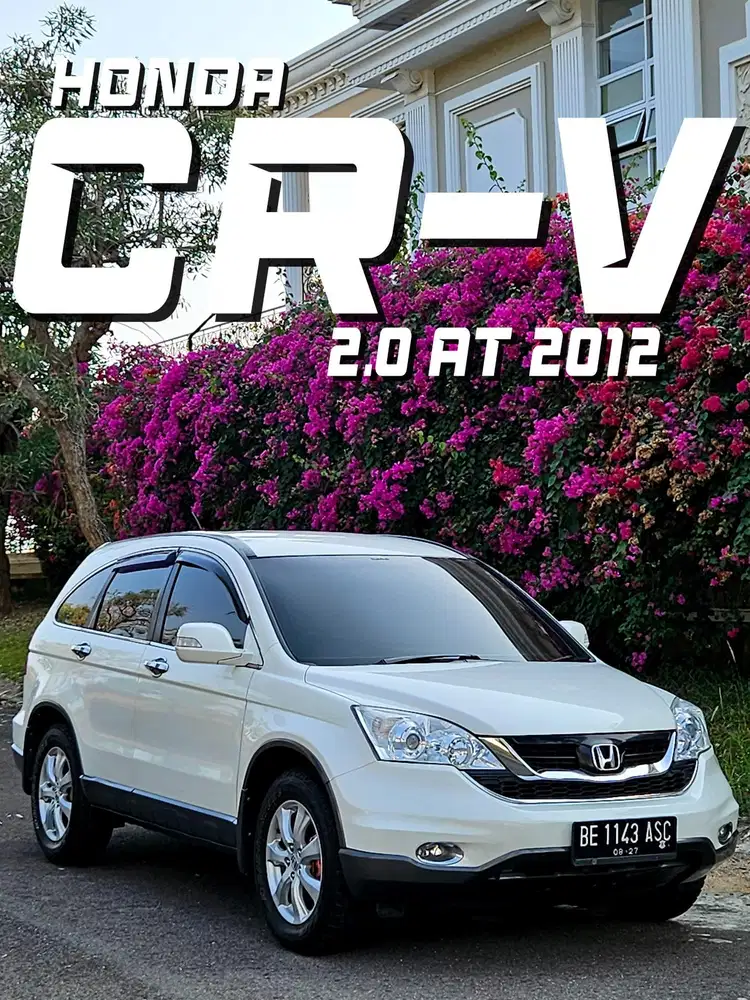 Honda crv 2012 Cc 2.0 metik rer putih warna sulit di cari km 80 ribu