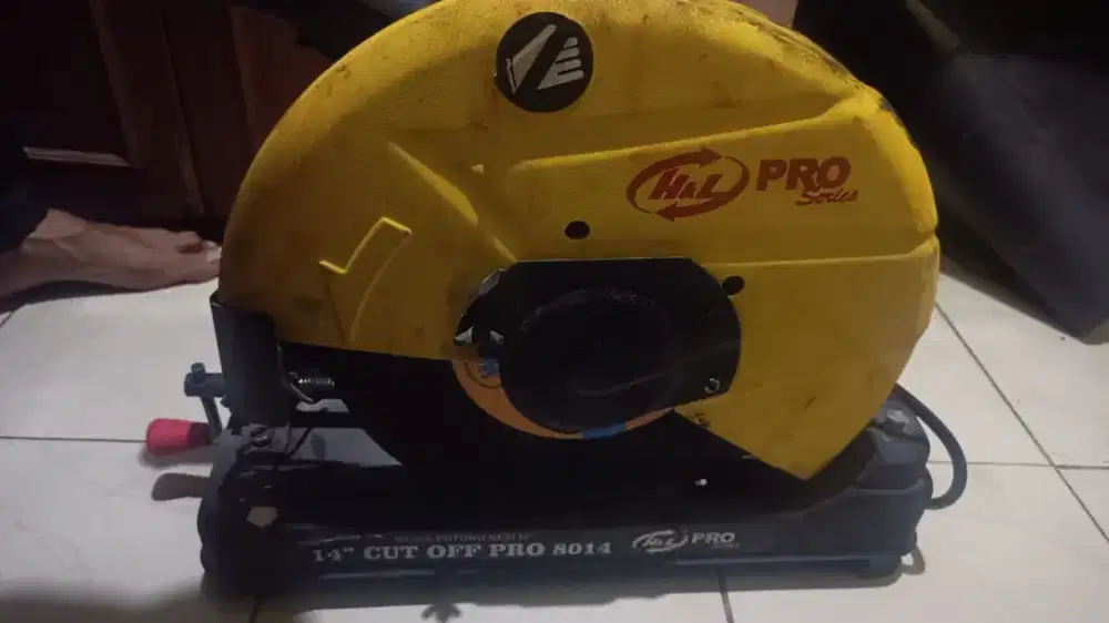 Mesin Potong Besi H&L PRO 8014 14 2400W Cut Off Bekas