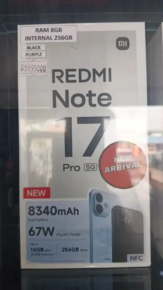 XIOMI REDMI NOTE 17 PRO 5G internal 256