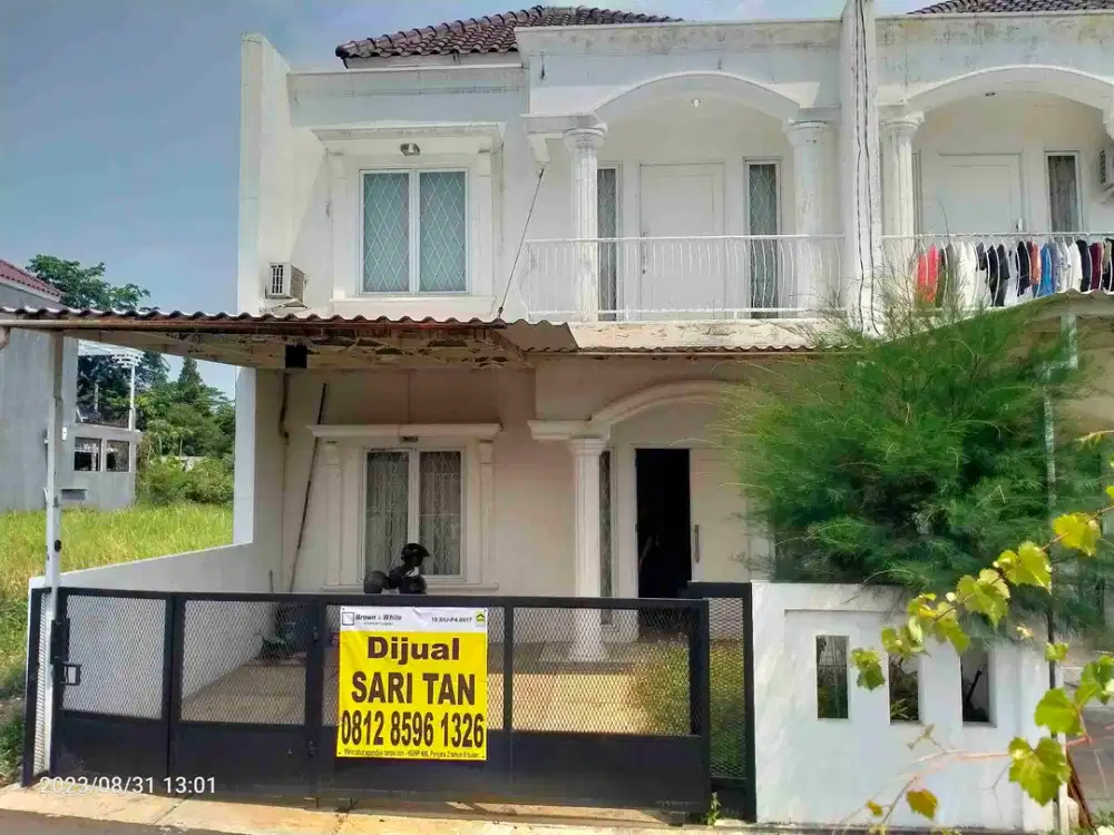 Rumah Mewah Harga BU di GDC 98m² Furnished 2Lantai Dekat Stasiun Depok Lama