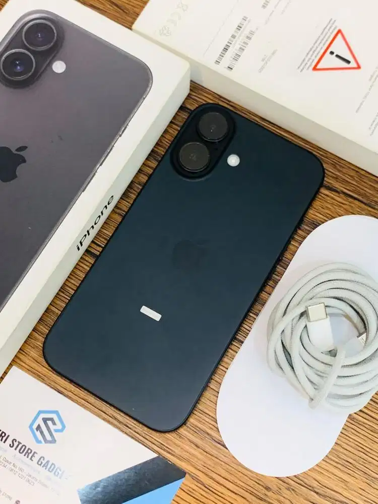 iPHONE 16 128GB BLACK | iBOX | FS ORI | GARANSI ON