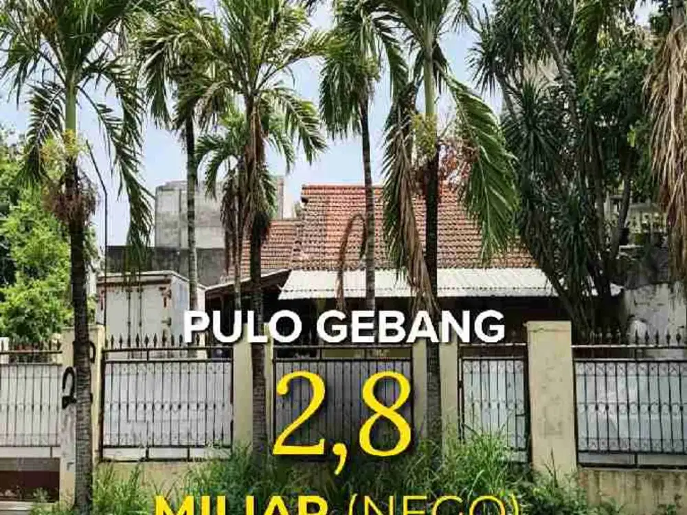 RUMAH LUAS DIJUAL MURAH BAWAH NJOP DI PULOGEBANG JAKARTA TIMUR