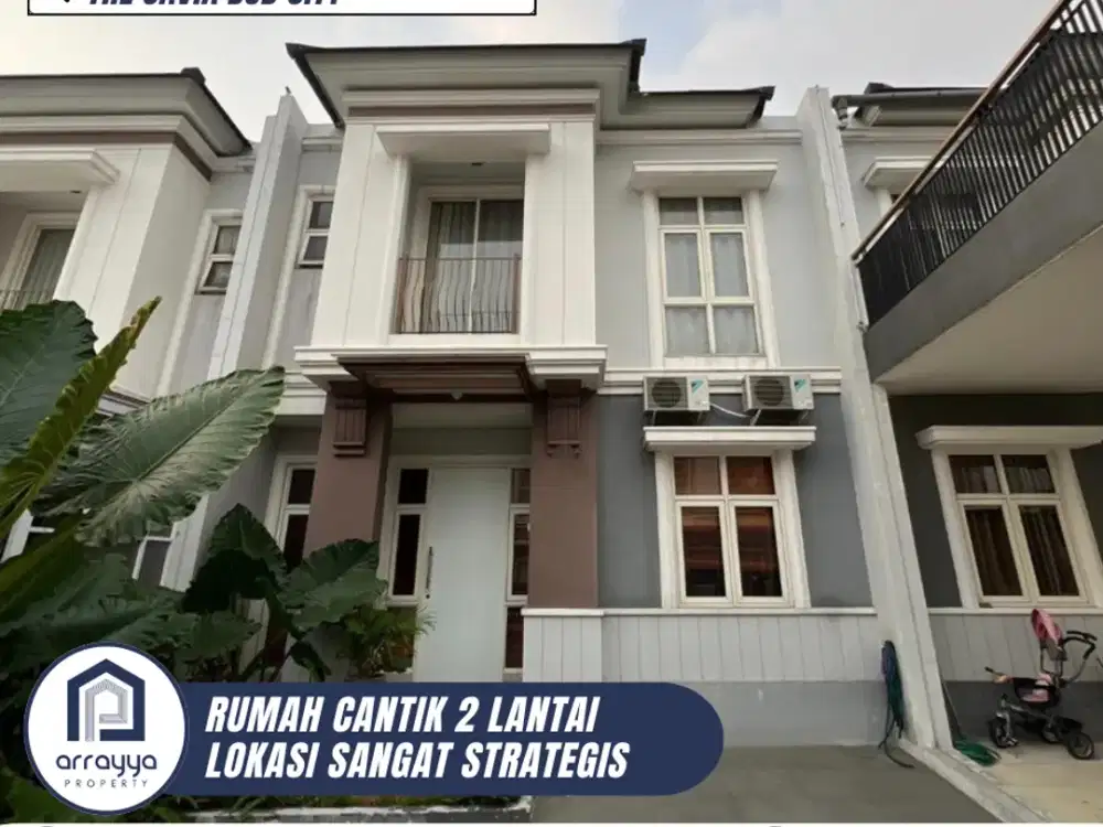 DIJUAL RUMAH CANTIK 2 LANTAI SIAP HUNI DI THE SAVIA BSD (ENB179)