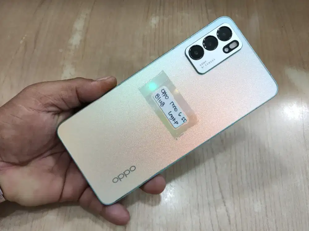 SECOND OPPO RENO 6 5G 8/128 Garansi Resmi Oppo
