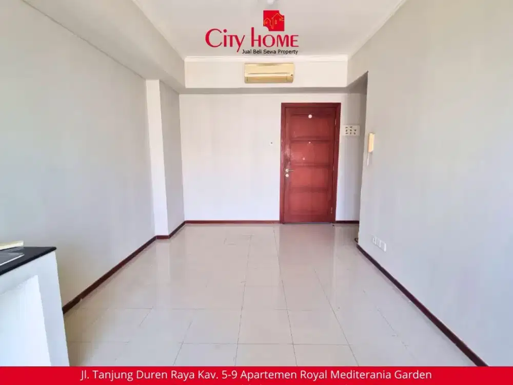 Disewakan Apartemen 2+1 BR Unfurnished di Royal Mediterania Garden Podomoro City