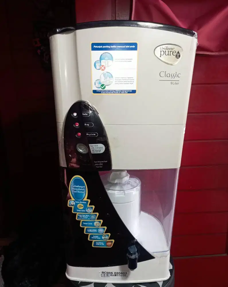 (JUAL CEPAT) PURE IT CLASSIC UNILELEVER 1500 LITER / GERMKILL KIT 1 (S