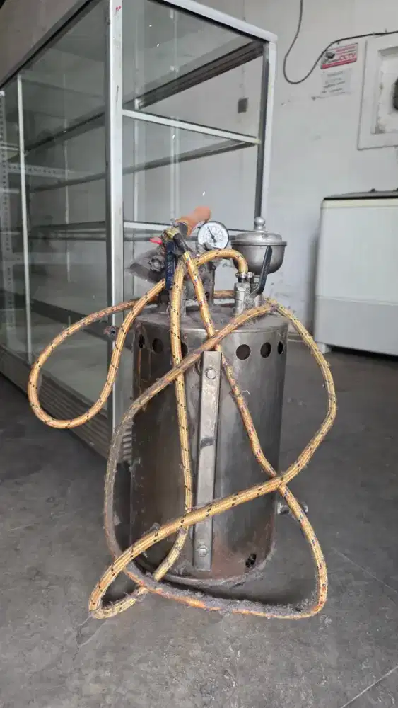 Boiler Setrika Uap Laundry + Selang & Kepala Setrika