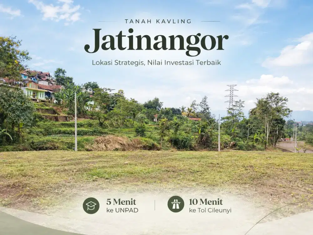 Tanah Ring 1 Pendidikan, Jatinangor, Luas 106 M²
