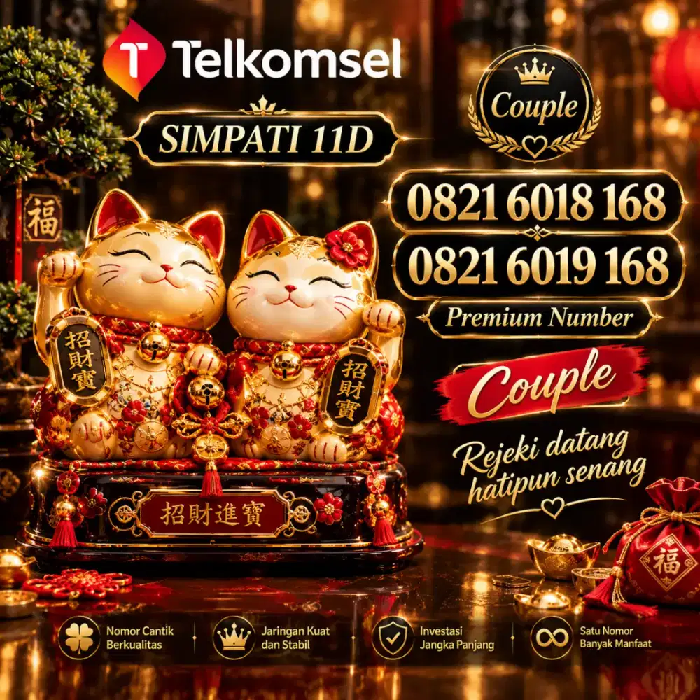 Premium Number Telkomsel byu Varian Hoki 168 Limited Edition