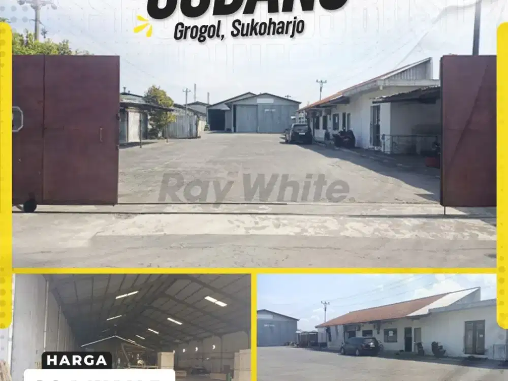 Dijual Pabrik Zona Indsutri Strategis di Grogol, Sukoharjo