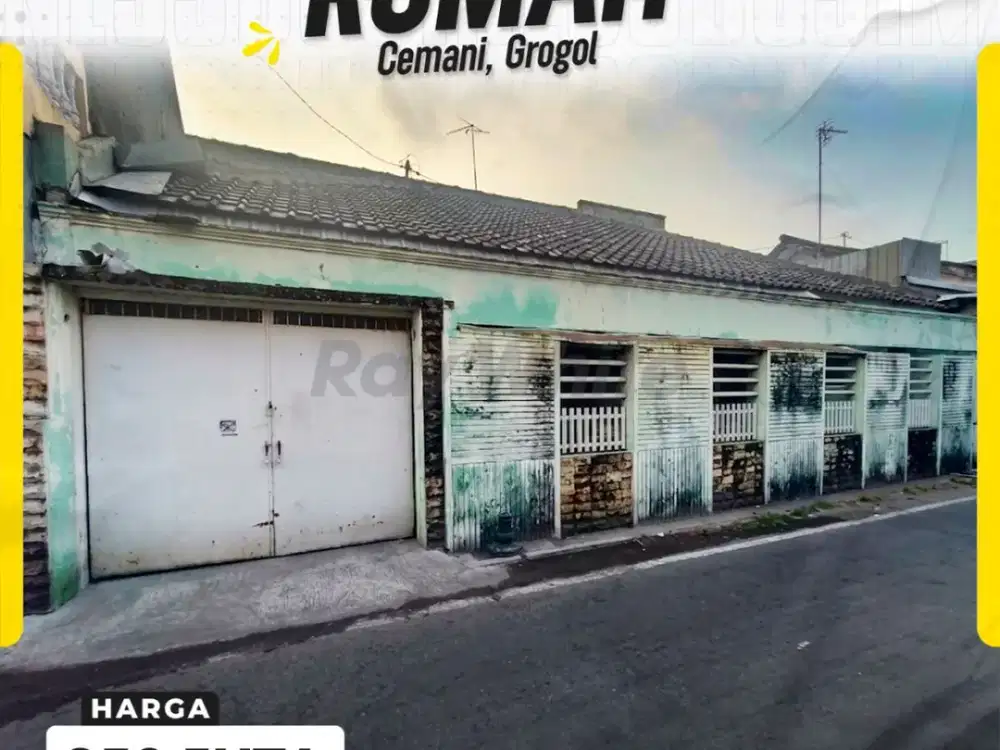 Dijual Rumah Strategis di Cemani, Grogol, Sukoharjo