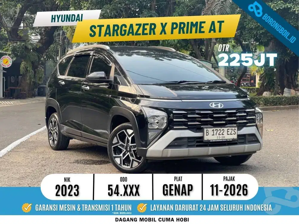 TERMURAH HYUNDAI STARGAZER X PRIME CAPT SEAT 2023 HITAM FULLSET