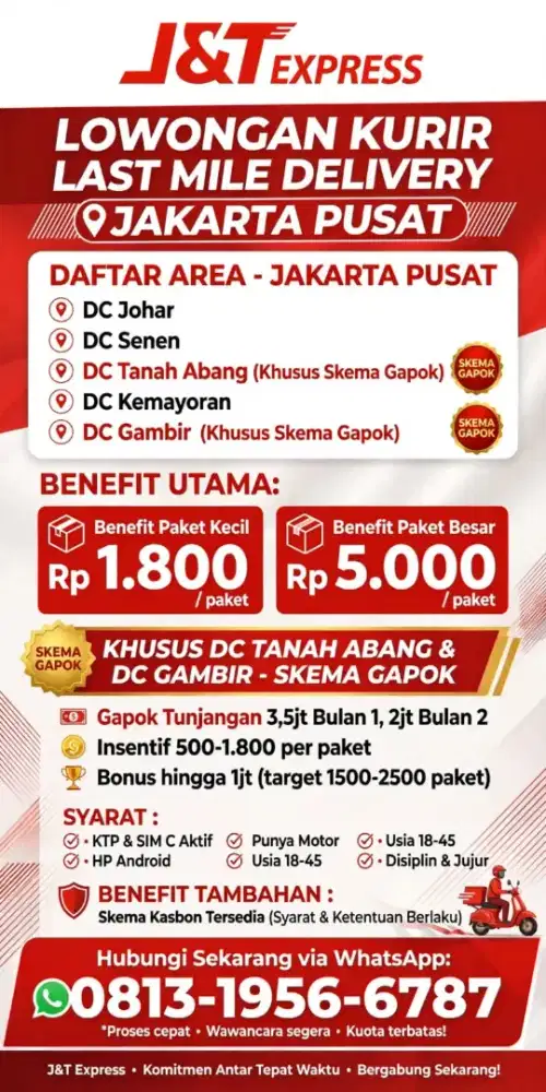 INFO LOKER KURIR